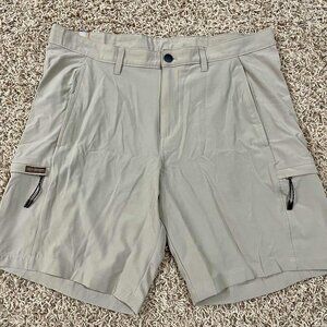 Legendary Outfitters Men’s Soft Cargo Tech Shorts Tan, Size 36 (New)